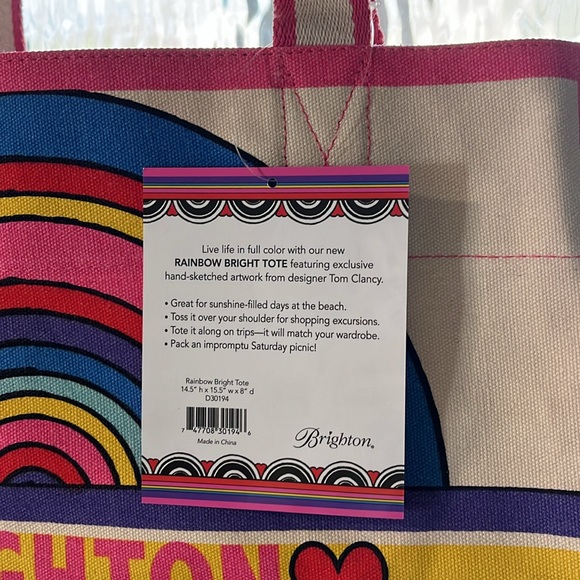Rainbow Bright Tote- Brighton - Picture 5 of 8